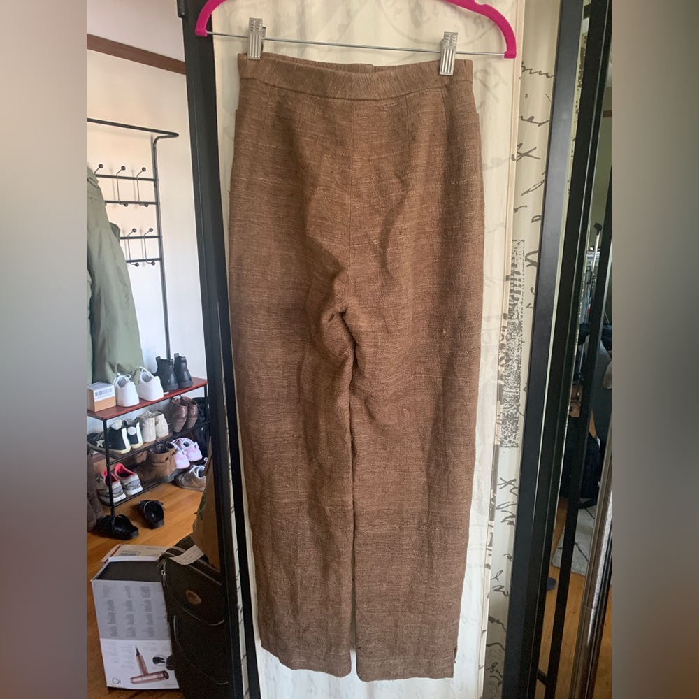 Richard Tyler Couture Raw Silk pants vintage - Picture 4 of 6